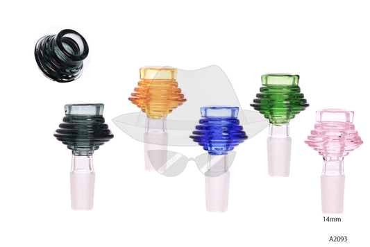 A2093 14" Male Glass Bowl