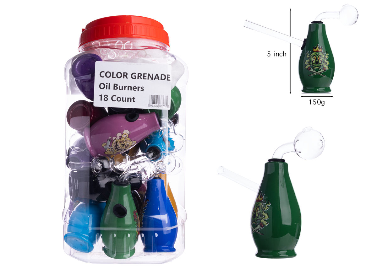 Jar of 18ct / Color Grenade OB
