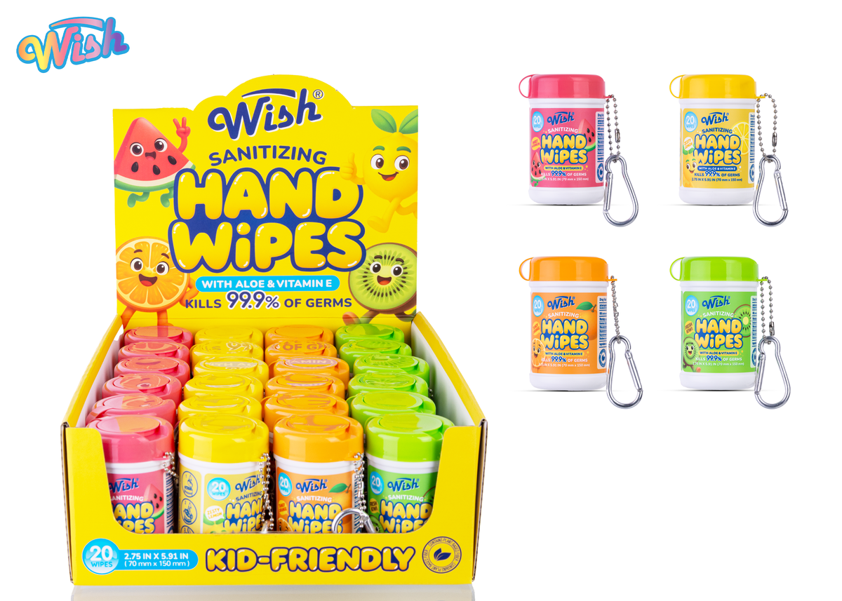 WISH Sanitizing Hand Wipes 24ct