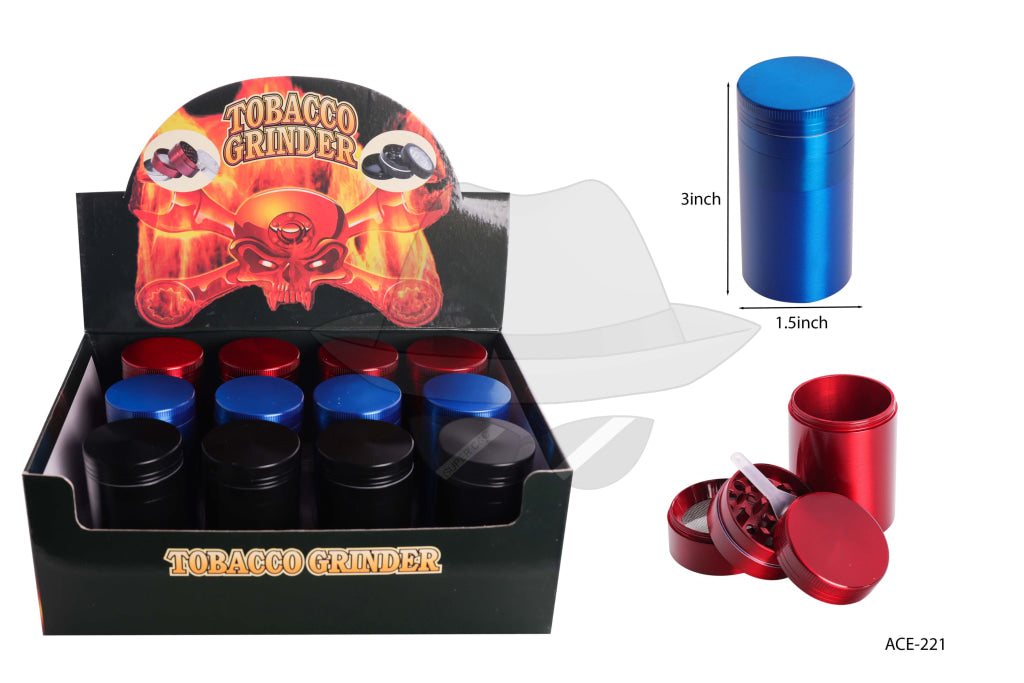 ACE-221 4part Grinder-12ct