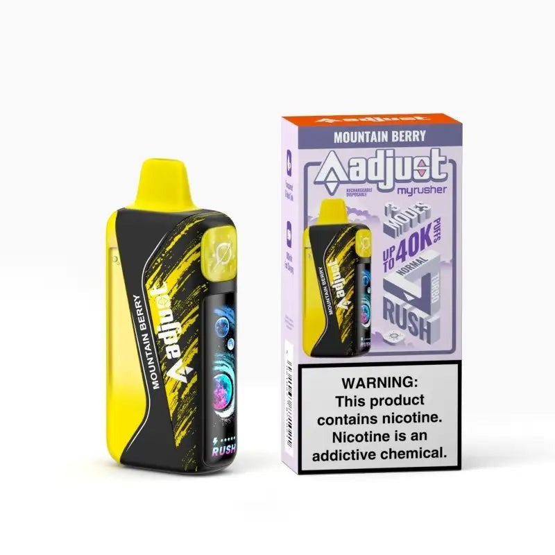 Adjust Myrusher 40K Disposable Vape (5%, 40000 Puffs) - Pack of 5 - image 3