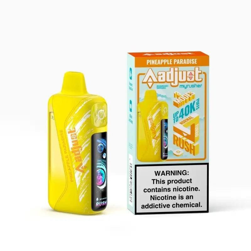 Adjust Myrusher 40K Disposable Vape (5%, 40000 Puffs) - Pack of 5 - image 4