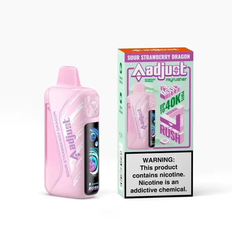 Adjust Myrusher 40K Disposable Vape (5%, 40000 Puffs) - Pack of 5 - image 5