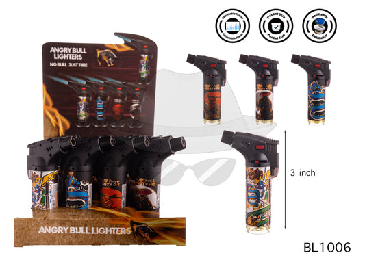 ANGRY BULL BL1006 Torch Lighter 12CT