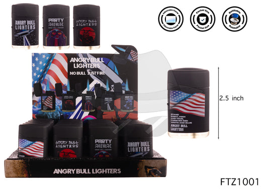 ANGRY BULL FTZ1001 Torch Lighter 20CT