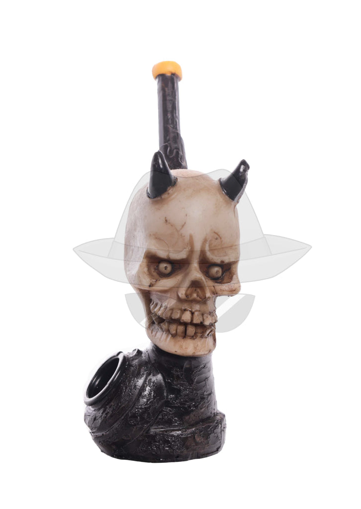 Assorted Skull design Handmade Resin Pipe