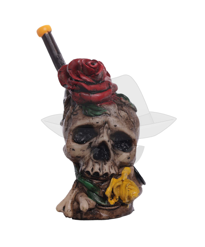 Assorted Skull design Handmade Resin Pipe