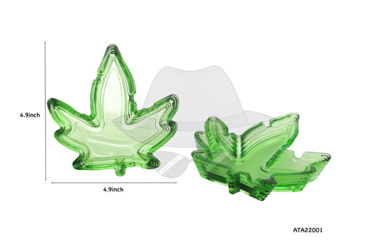ATA22001 Leaf Glass Ashtray