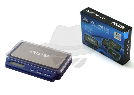 AWS BLUE DIGITAL SCALE CARD-V2-600 600gx0.1g