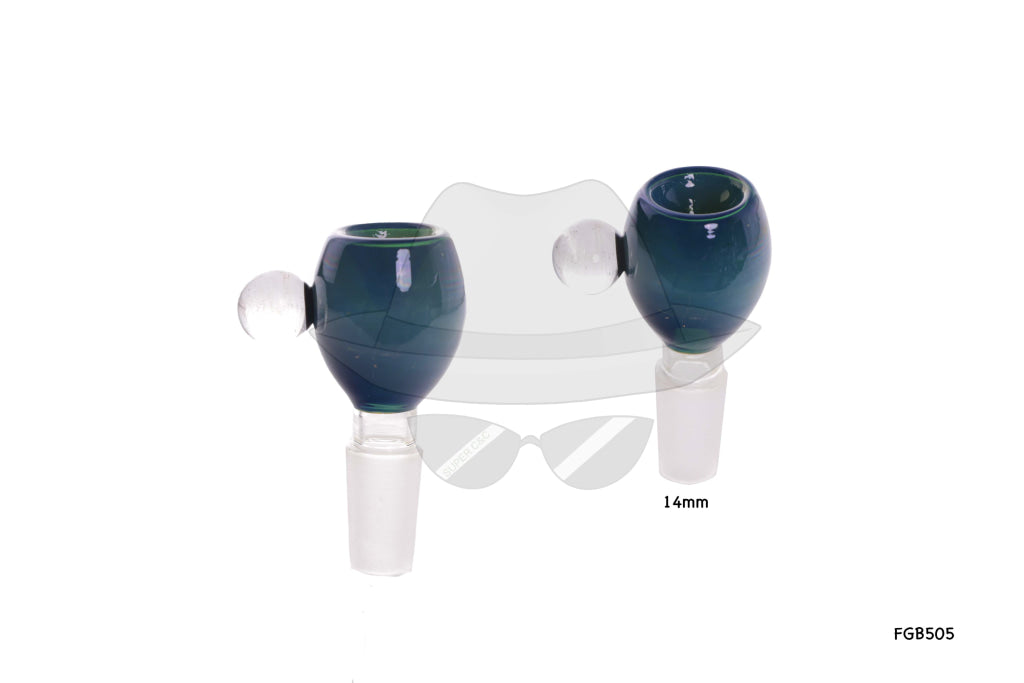 B505 14" Male Dyco Marble Glass Bowl