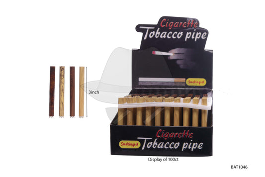BAT1026 Long Metal Cig 100ct