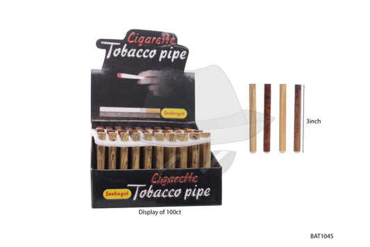 BAT1045 Long  Metal Cig 100ct