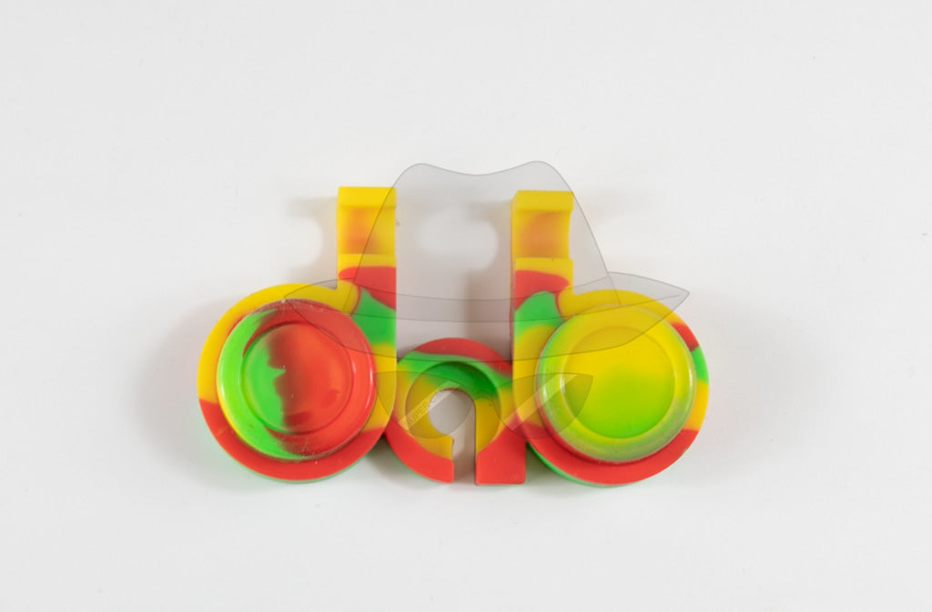 BIKE SHAPE SILICONE JAR( SOLD BY 12PCS)