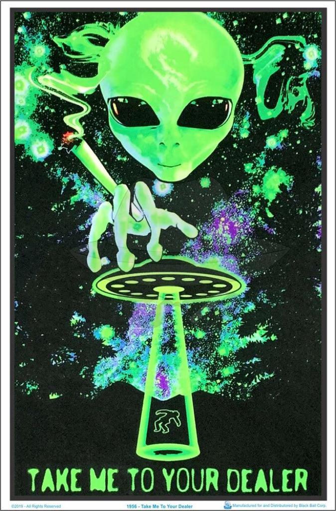 Blacklight Posters 23"x35"( Order Online and pickup at warehouse)