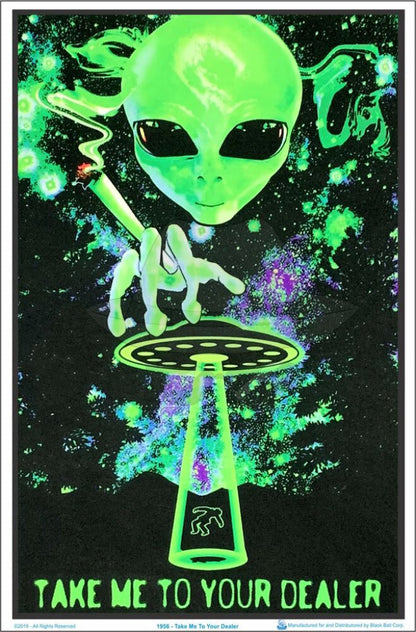 Blacklight Posters 23"x35"( Order Online and pickup at warehouse)