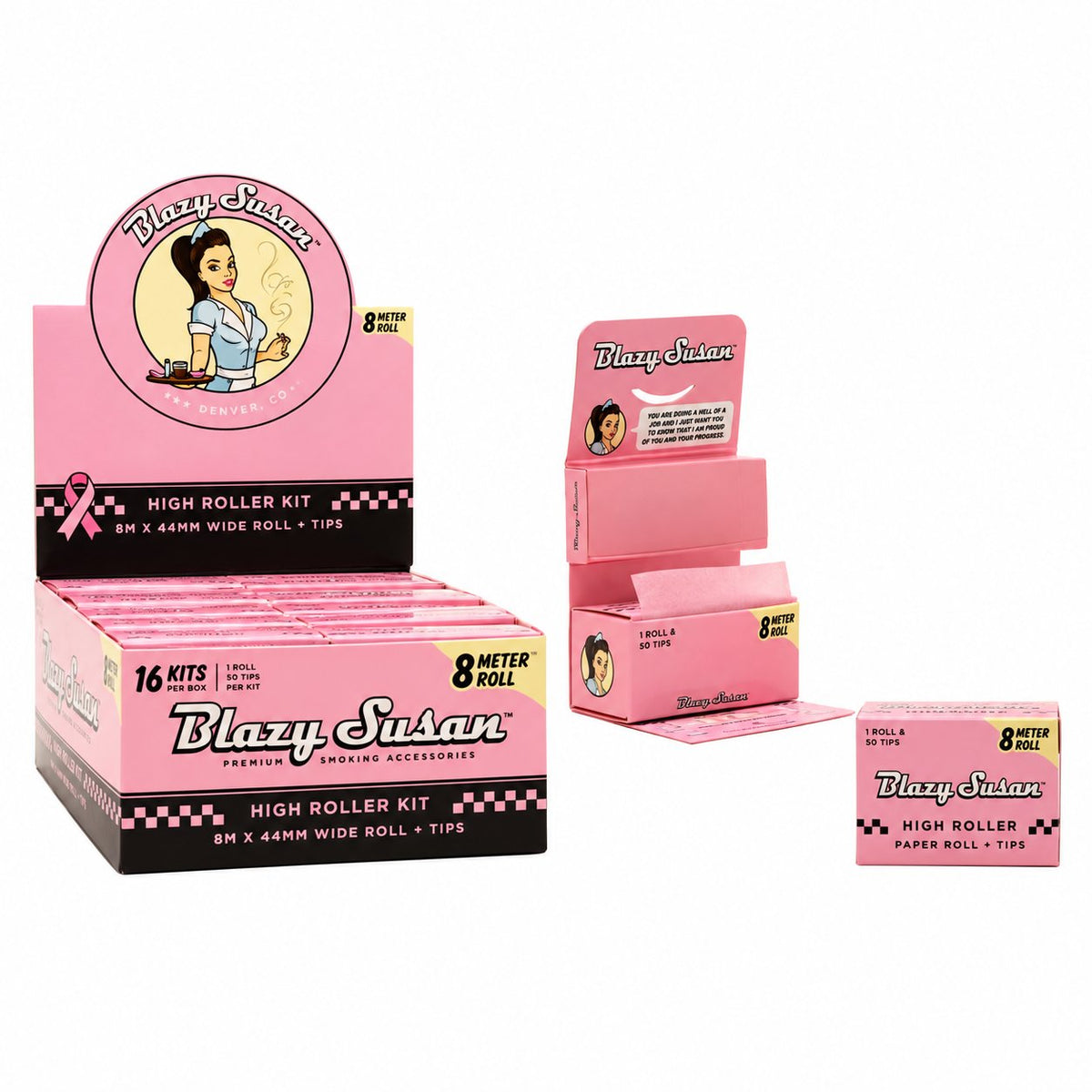 BLAZY SUSAN HIGH ROLLER KIT - 8 METER ROLL / 16 KITS