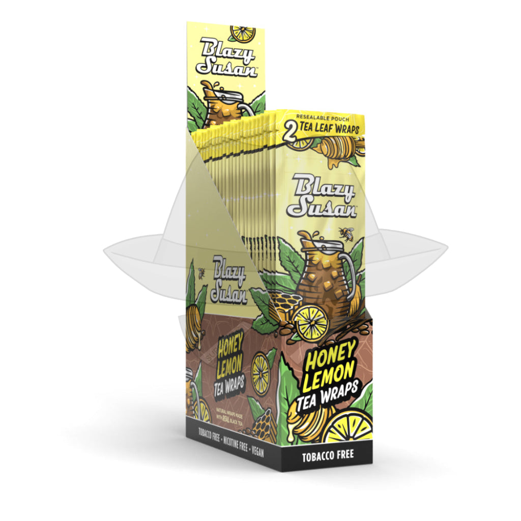 Blazy Susan Tea Leaf Wraps- Honey Lemon | Full Box 25 ct