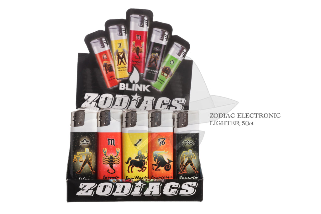 Blink Zodiac Electronic Lighters 50ct