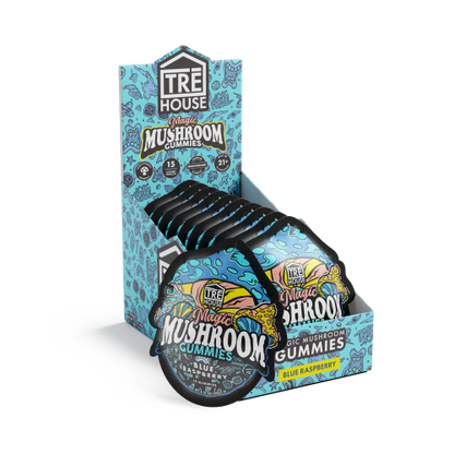 TRE HOUSE Magic Mushroom Gummies - Pack of 15 (10ct Display)