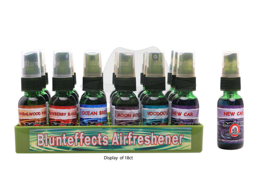 BLUNTEFFECTS® 1 OZ. SPRAY AIR FRESHENERS DISPLAY - 18 COUNT
