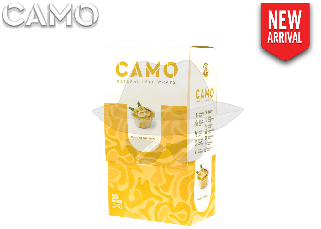 CAMO NATURAL LEAF WRAPS(5pks)- 25CT