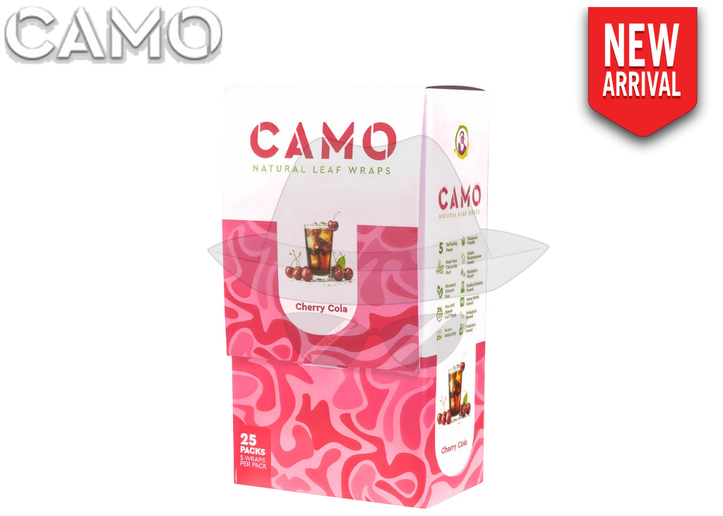 CAMO NATURAL LEAF WRAPS(5pks)- 25CT