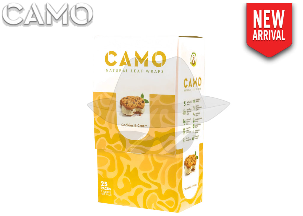 CAMO NATURAL LEAF WRAPS(5pks)- 25CT