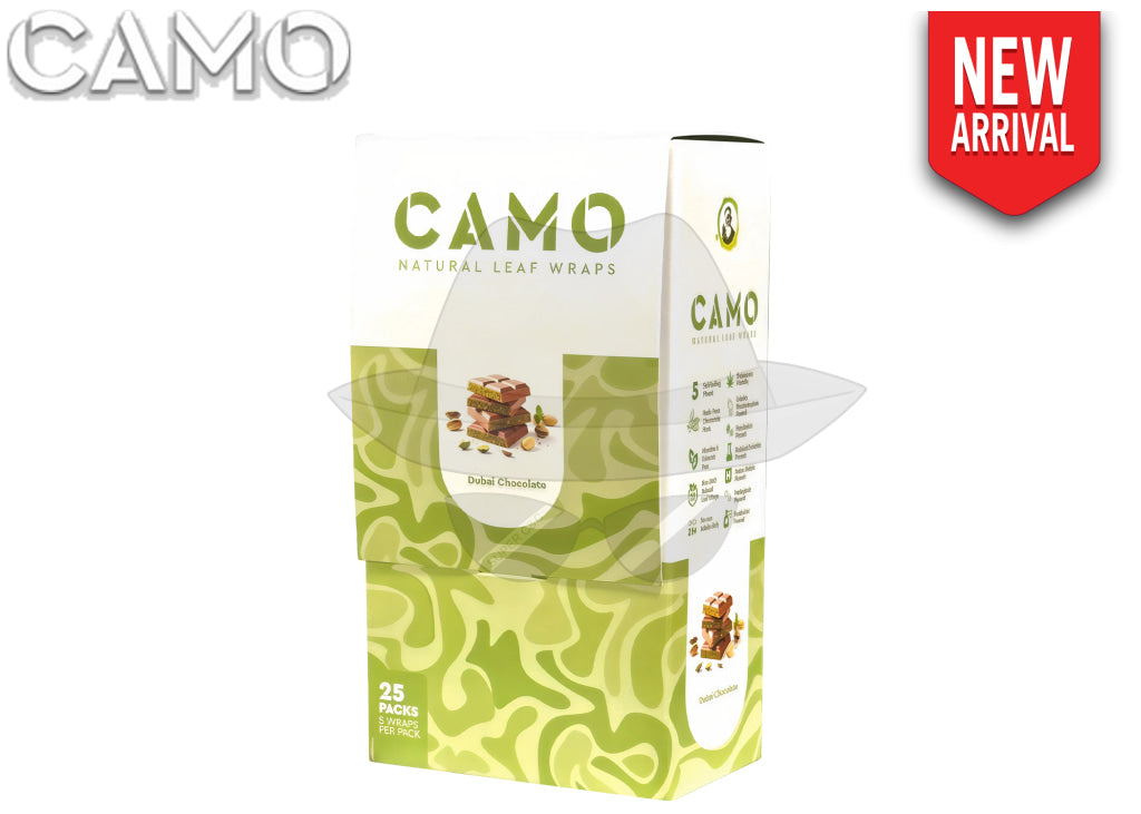 CAMO NATURAL LEAF WRAPS(5pks)- 25CT