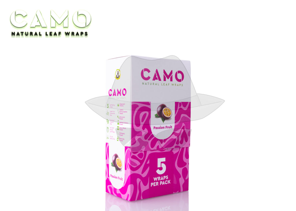 CAMO NATURAL LEAF WRAPS(5pks)- 25CT