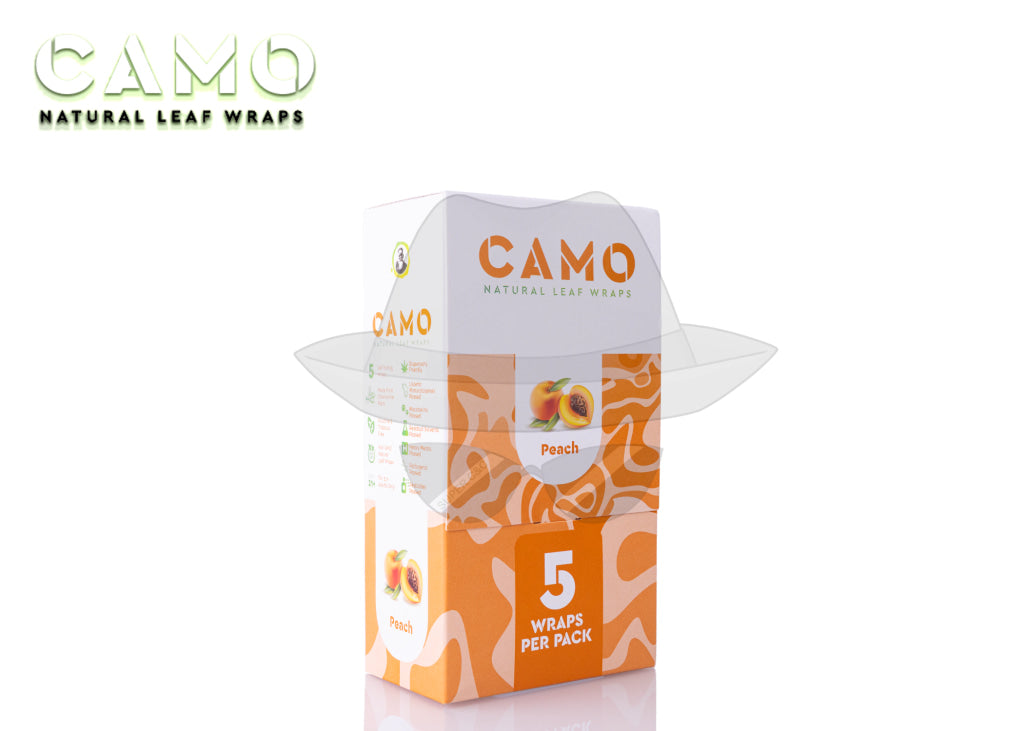 CAMO NATURAL LEAF WRAPS(5pks)- 25CT