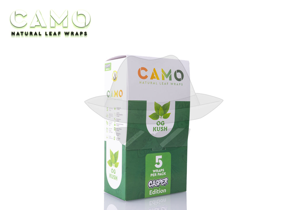 CAMO NATURAL LEAF WRAPS(5pks)- 25CT