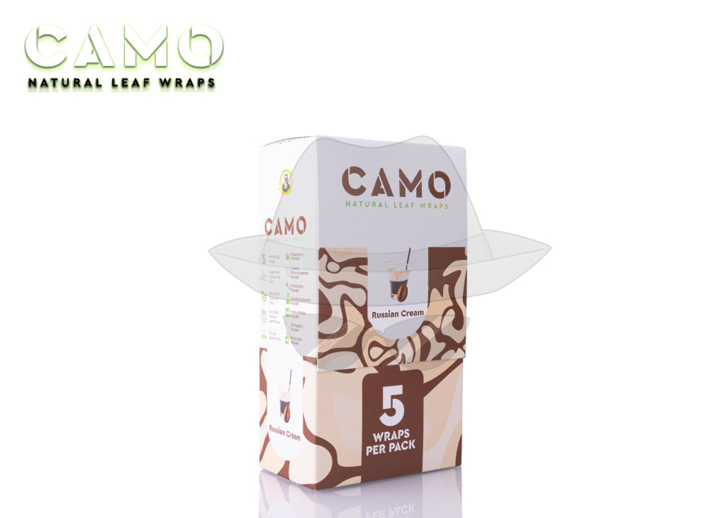 CAMO NATURAL LEAF WRAPS(5pks)- 25CT