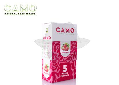CAMO NATURAL LEAF WRAPS(5pks)- 25CT