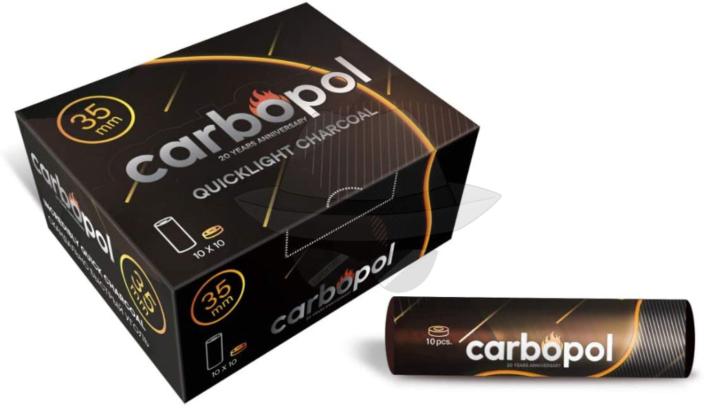 Carbopol 35mm Quick Light Hookah Charcoal
