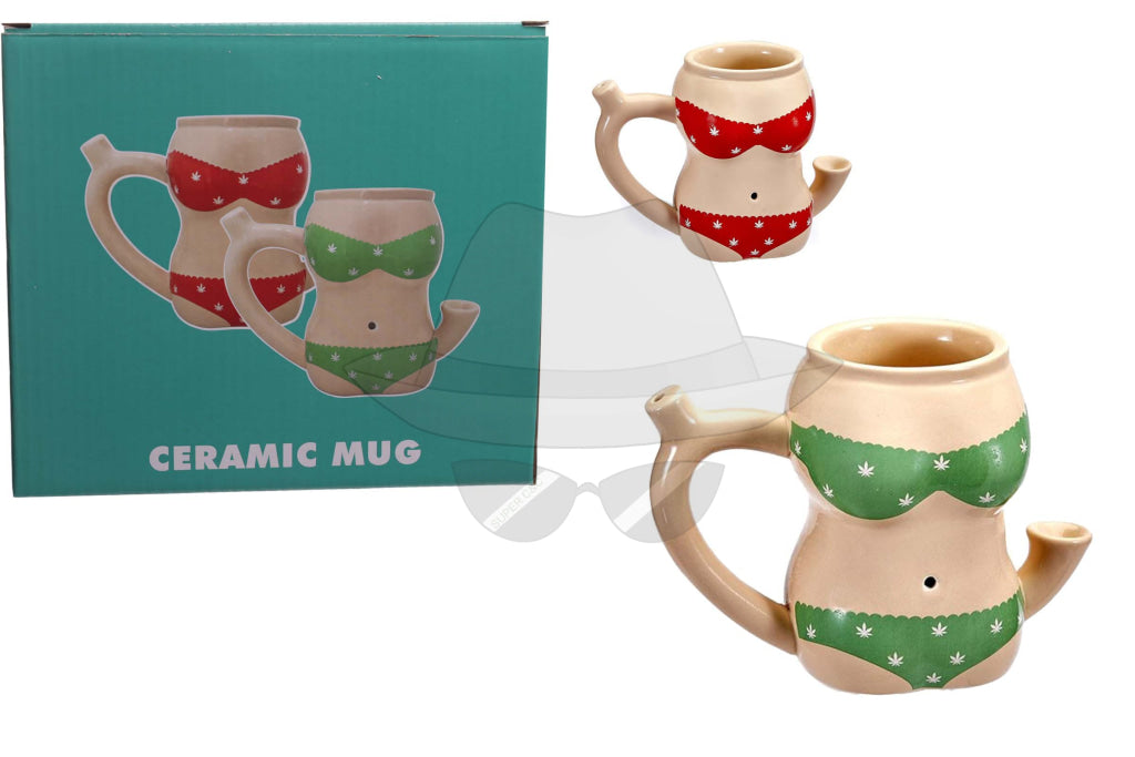 Ceramic Bikini Mug Pipe