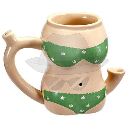 Ceramic Bikini Mug Pipe