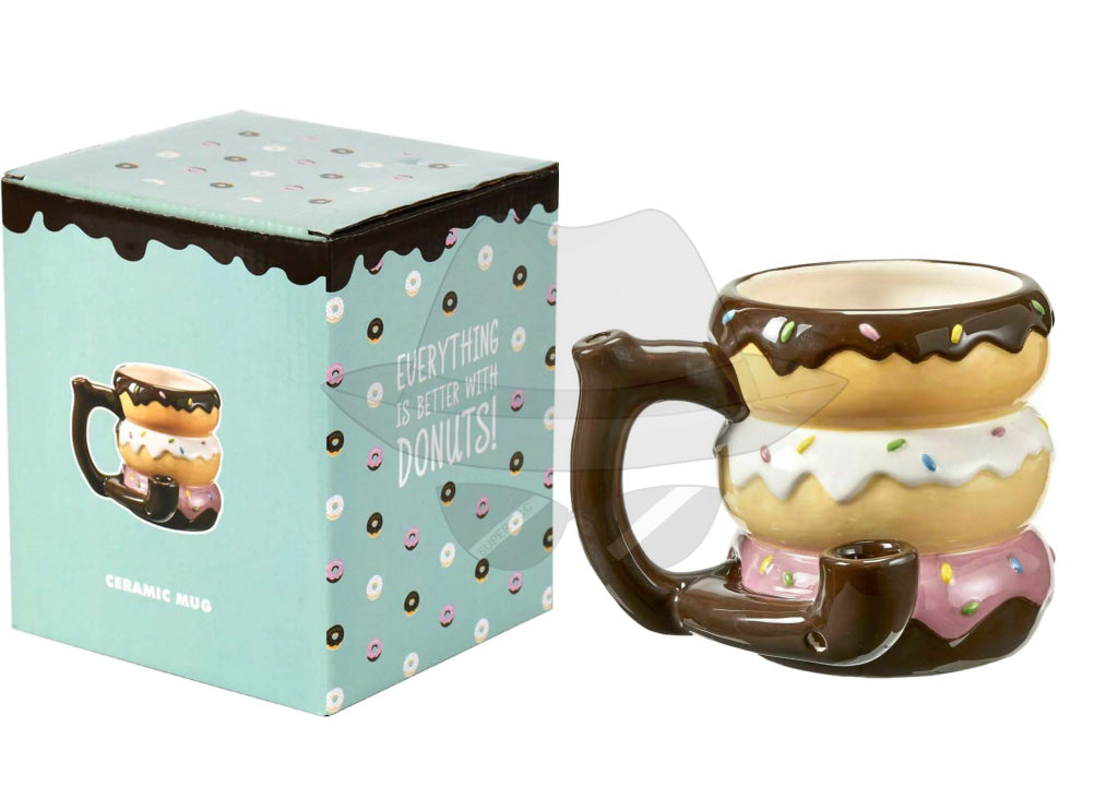 Ceramic Donut Mug Pipe
