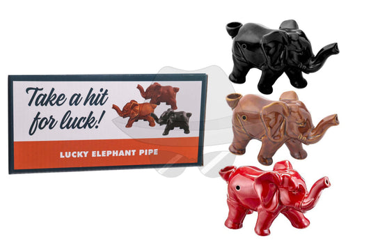Ceramic Lucky Elephant Pipe