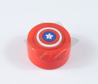 CHARACTOR ROUND 1.5 INCH ROUND SILICONE JAR( 4 PCS)