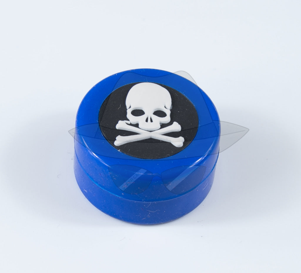 CHARACTOR ROUND 1.5 INCH ROUND SILICONE JAR( 4 PCS)