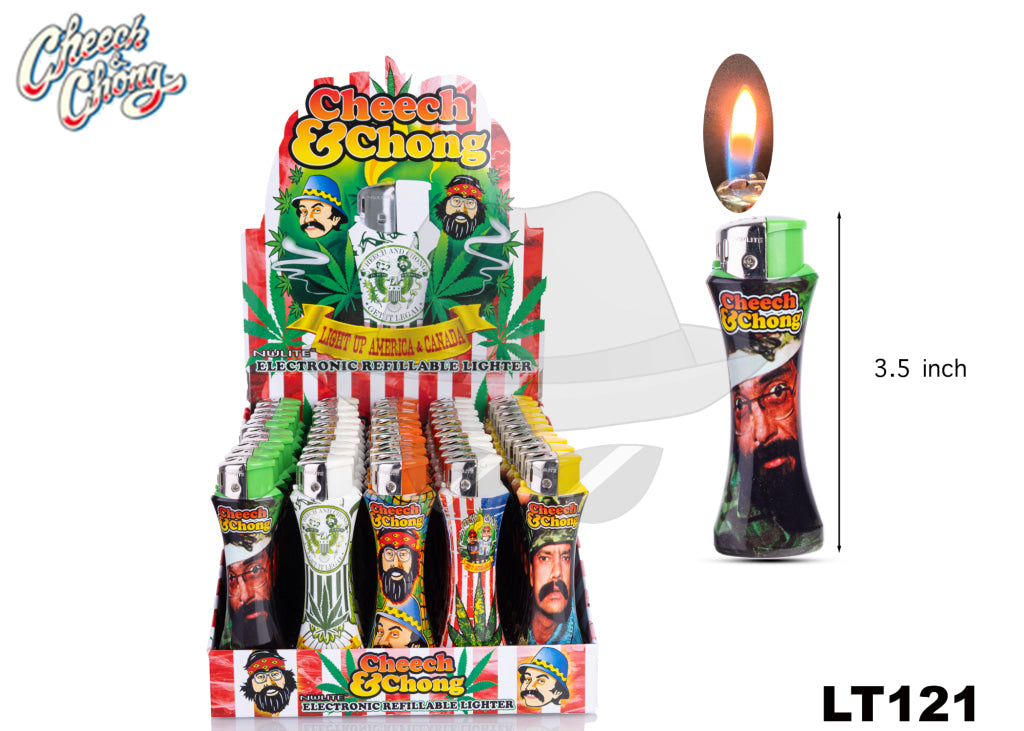 Cheech & Chong Curve Lighter Display- 50ct