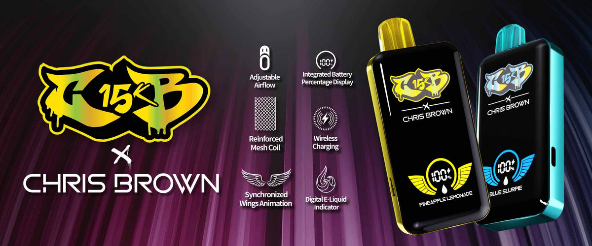 Chris Brown x CB 15K Disposable Vape (5ct Box)