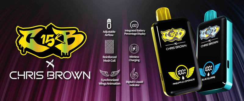 Load image into Gallery viewer, Chris Brown x CB 15K Disposable Vape (5ct Box)

