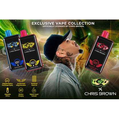 Chris Brown x CB 15K Disposable Vape (5ct Box)