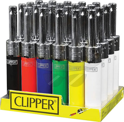 Clipper Lighter Electronic Mini Tube-24ct