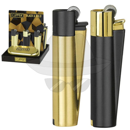 Clipper Metal Lighter With Case-12ct
