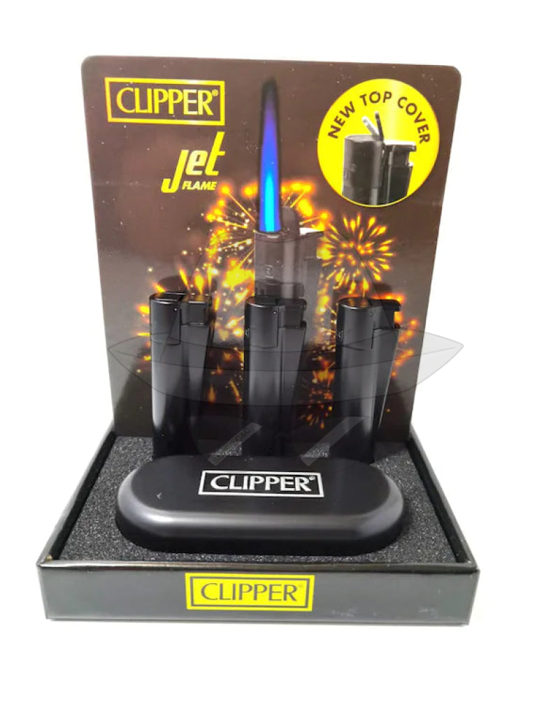 Clipper Metal Lighter With Case-12ct