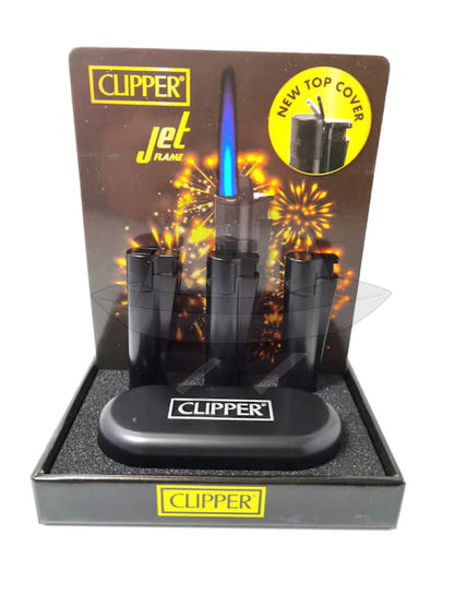 Clipper Metal Lighter With Case-12ct