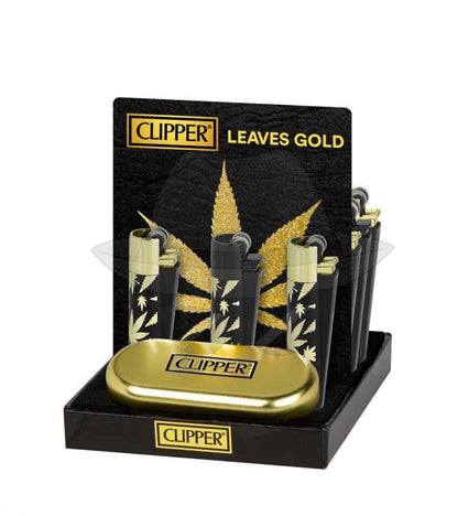 Clipper Metal Lighter With Case-12ct