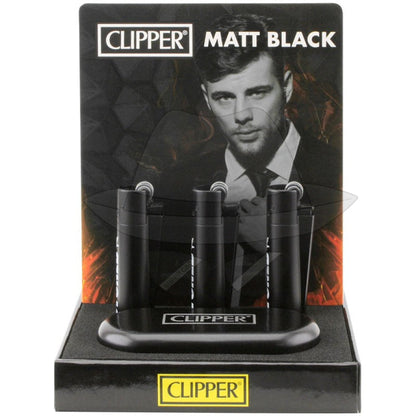 Clipper Metal Lighter With Case-12ct